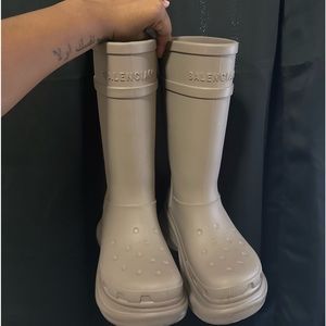 Balenciaga Croc Boots For Sale !! They are REAL straight from out the store